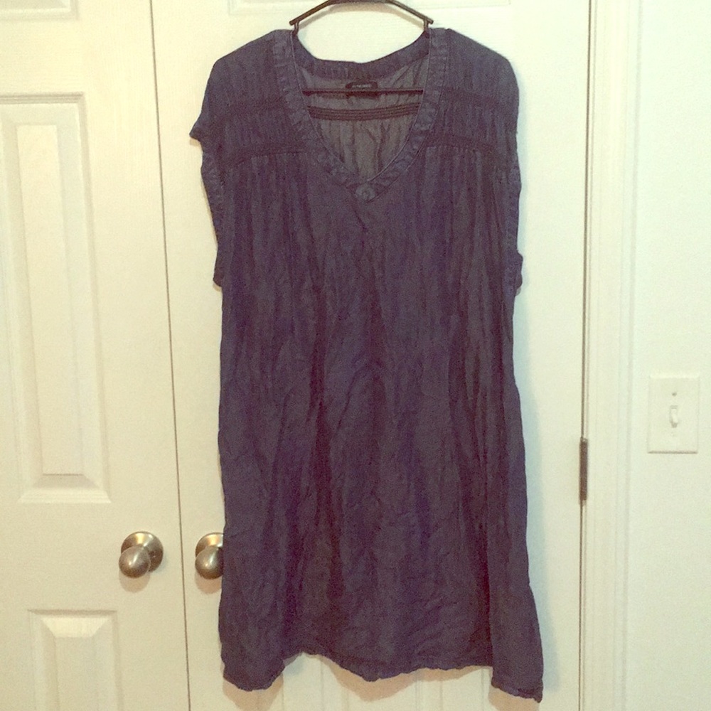 Denim Blue European Design Dress